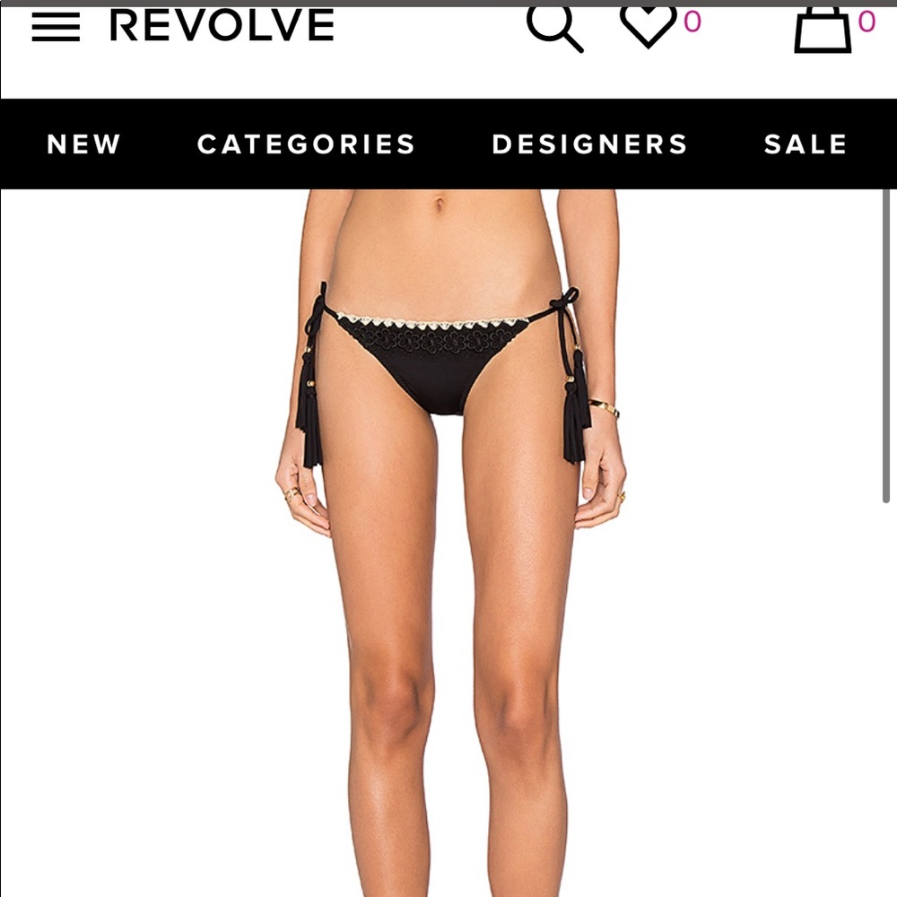 Ale by Alessandra shell stitch bikini bottom